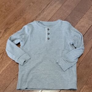 Garanimals Heather Gray Long Sleeve Henley Tee